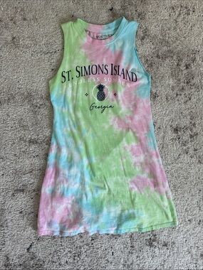 St. Simons Island Tie-Dye dress